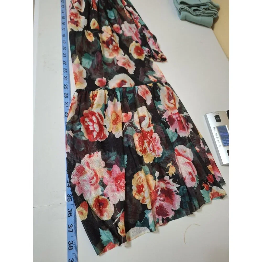 Art Class Girls Floral‎ Mesh Dress Size M (7-8) Cottagecore  Summer Birthday